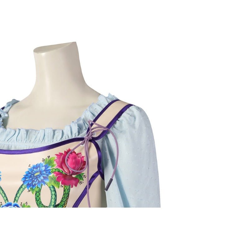 Vestido de Cosplay Lucy Gray Baird - A Balada dos Pássaros e das Serpentes Fantasia de Halloween - Estrela Cosplay