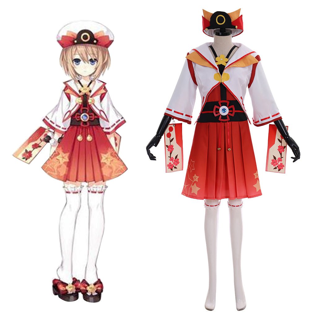 Fantasia de Cosplay Blanc Hyperdimension Neptunia | Vestido Casaco para Mulheres e Meninas - Estrela Cosplay