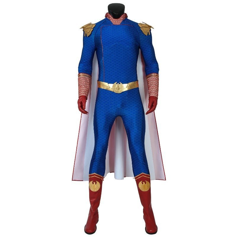 Traje de Cosplay Homelander The Boys Temporada 1 Conjunto Completo - Estrela Cosplay