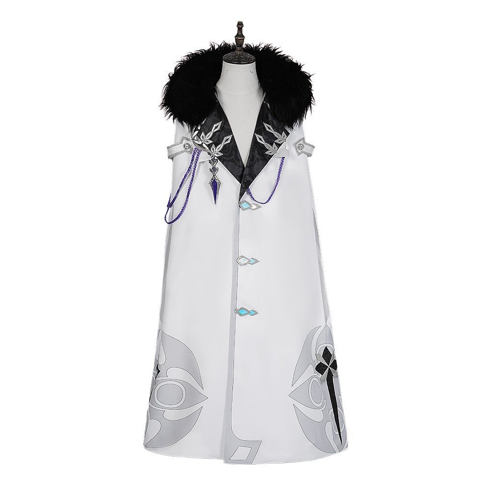 Fantasia Genshin Impact Capa Fatui Pierr Pantalone Tartaglia Traje Arlequim Doutor Sandrone Columbina Capa Regretor - Estrela Cosplay
