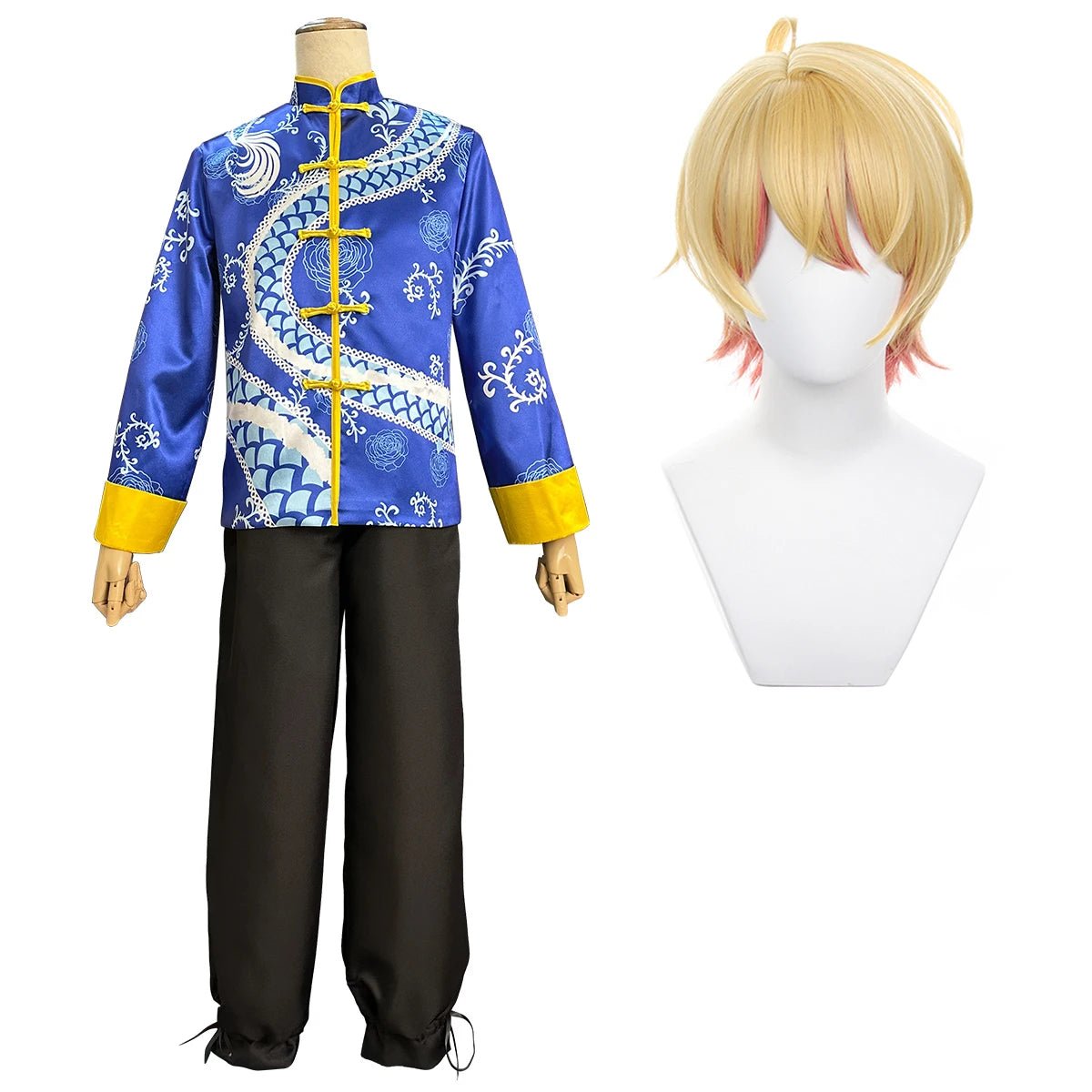 OSHI NO KO Anime Akua Hoshino Cosplay Traje Chinês Kung Fu Tang Suit Calças Fantasia Presente Festa Halloween Natal - Estrela Cosplay