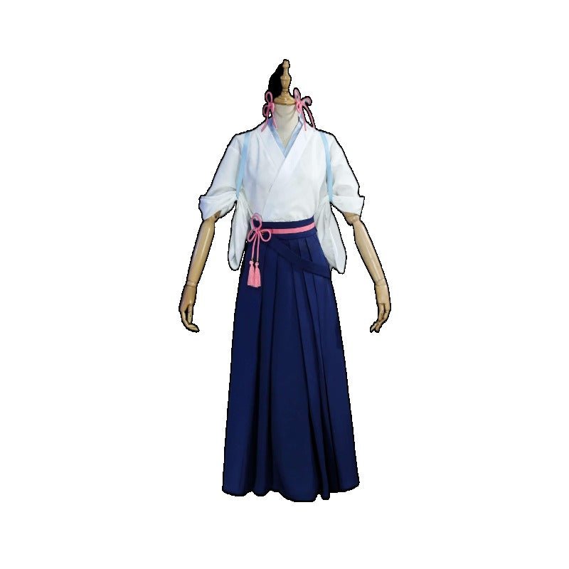 Fantasia de Cosplay Kamisato Ayaka Tsubaki de Genshin Impact - Estrela Cosplay