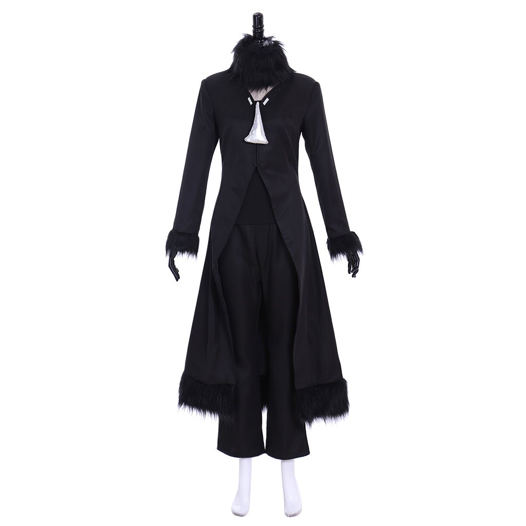 Fantasia de Cosplay Cynthia Pokémon Sol e Lua - Terno Completo Preto - Estrela Cosplay