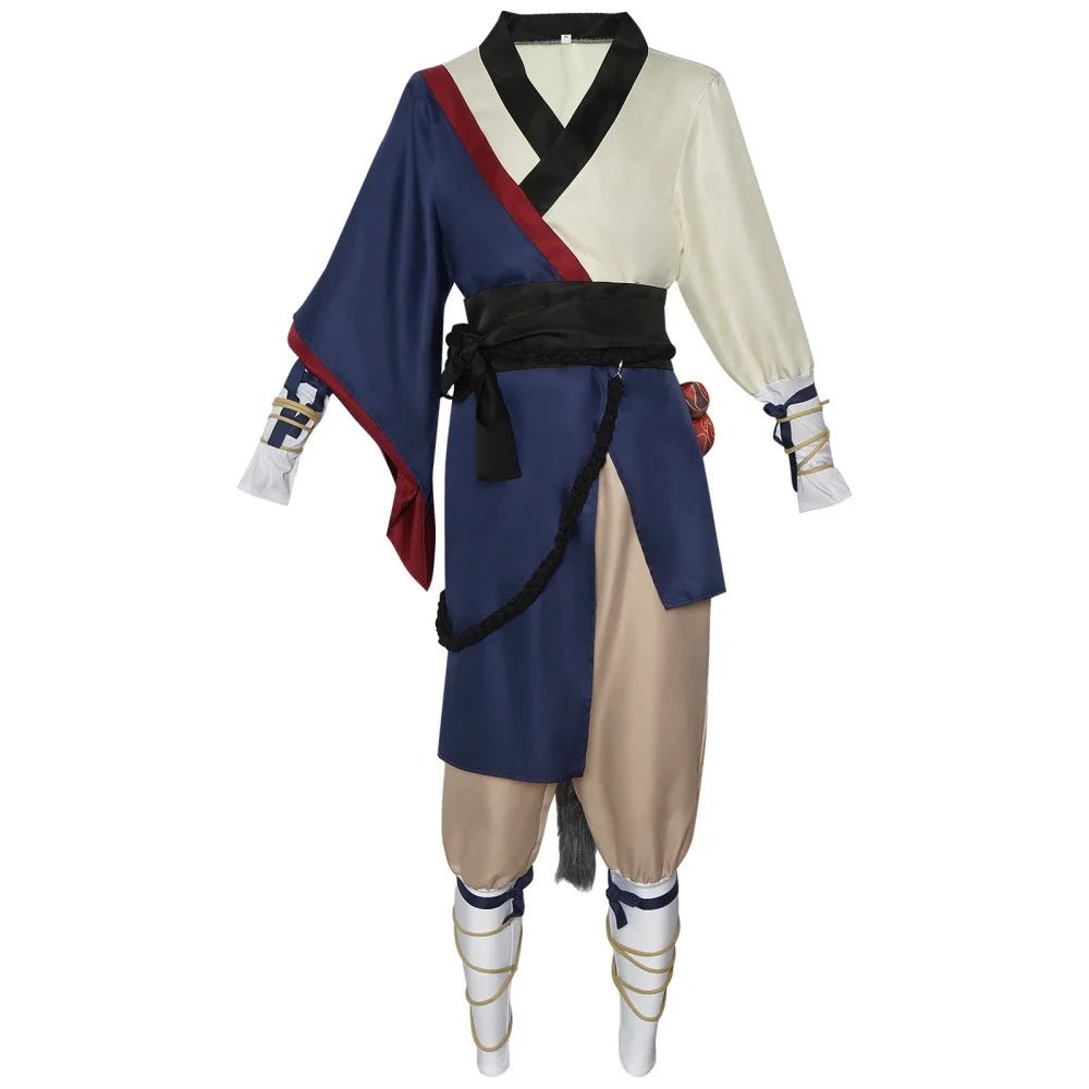Fantasia de Black Myth: Wukong | O Destinado Traje de Guerreiro Mascarado para Halloween e Expos de Anime - Estrela Cosplay