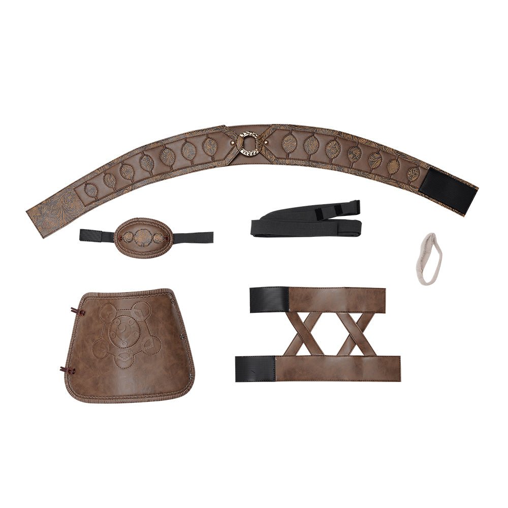 Fantasia de Cosplay Feminina Raya – Traje Personalizado Halloween com Capa Vermelha - Estrela Cosplay