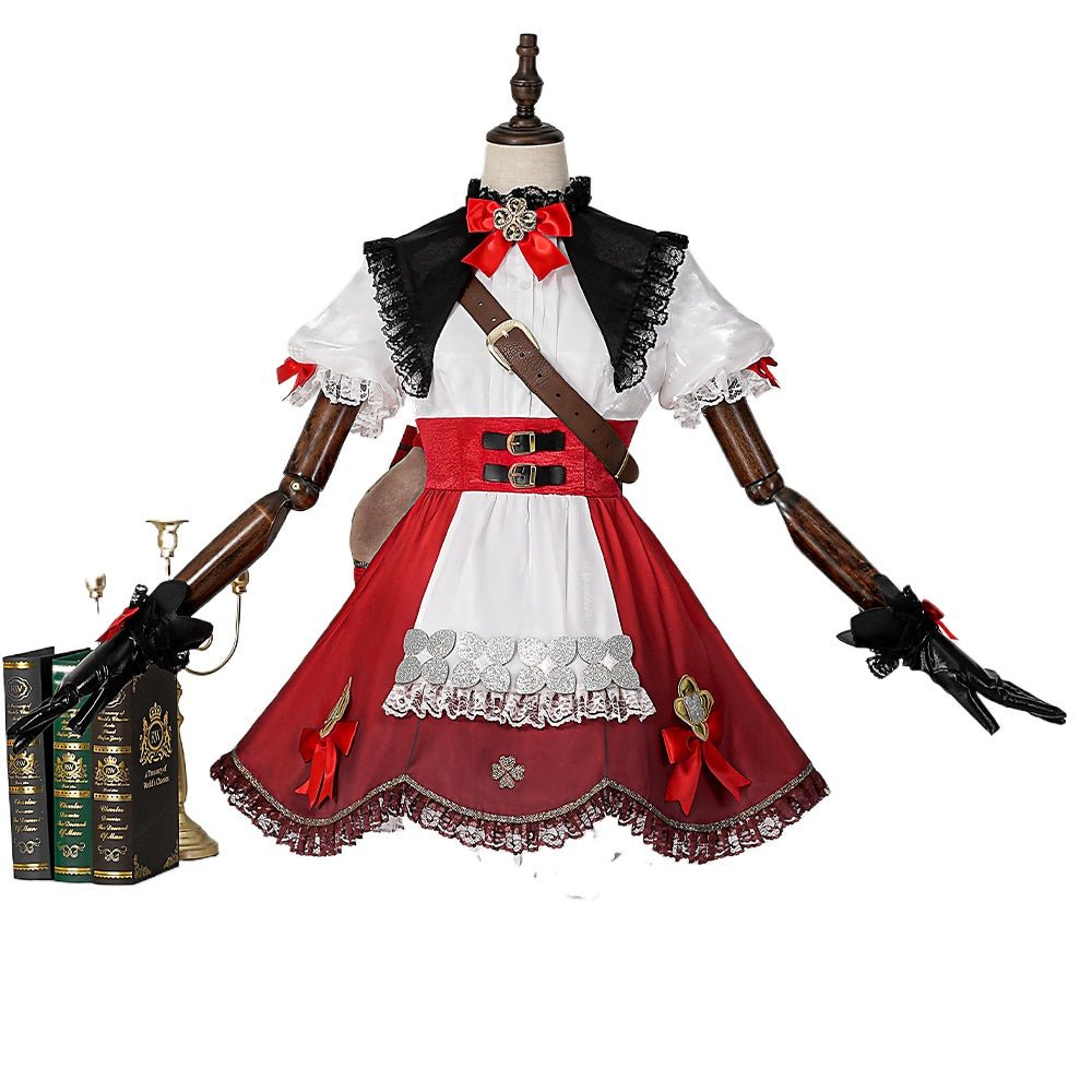 Traje de Cosplay Klee Genshin Impact para Mulheres - Estrela Cosplay