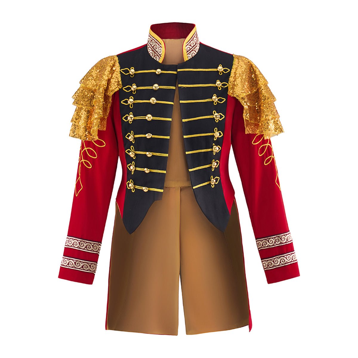 Uniforme Vermelho de Oficial Cosplay Feminino – Traje Militar de Anime Premium para Cosplay e Halloween - Estrela Cosplay