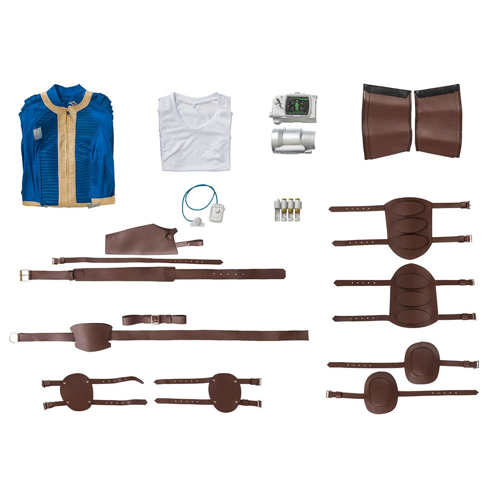 Fantasia de Cosplay Lucy da Série Ao Vivo Fallout - Qualidade Premium - Estrela Cosplay