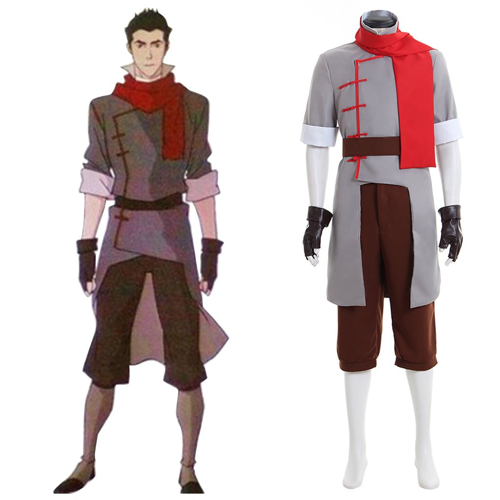 Avatar A Lenda de Korra Traje de Cosplay de Mako Dominador de Fogo | Traje Autêntico de Dominação de Fogo - Estrela Cosplay