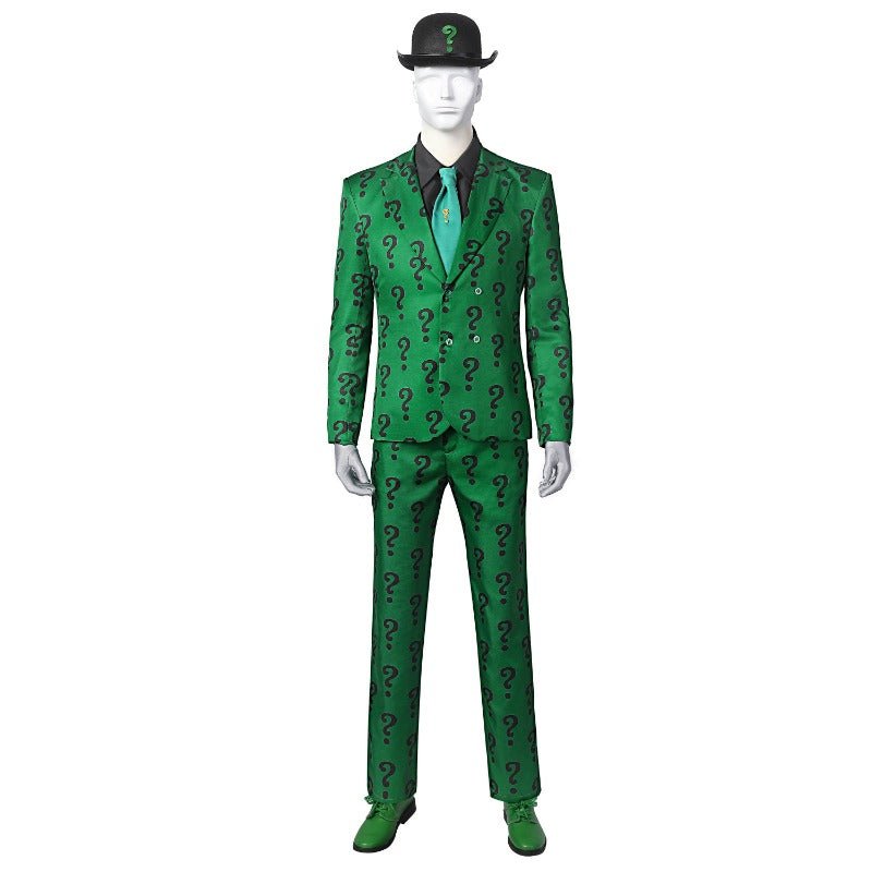 Traje Riddler Edward Nygma Verde - Vilão do Batman - Fantasia para Homens - Estrela Cosplay