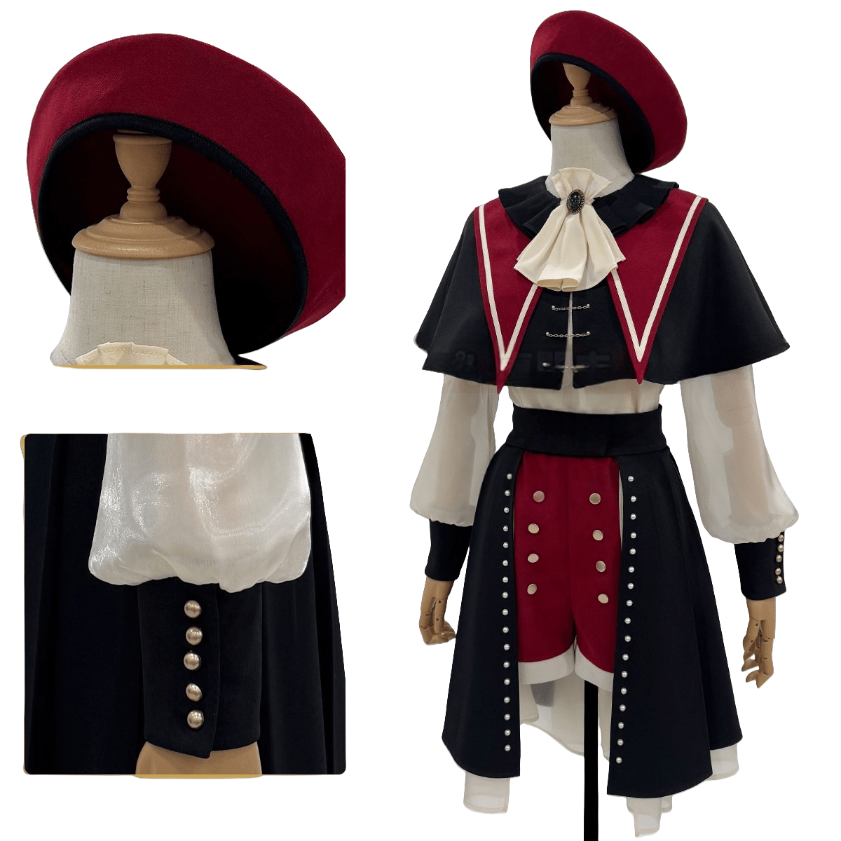 Fantasia de Cosplay Wakaba Mutsumi de BanGDream Ave Mujica - Traje de Anime de Alta Qualidade - Estrela Cosplay