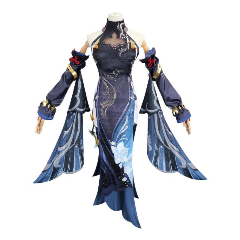 Fantasia de Cosplay de Shenhe de Genshin Impact – Traje Flor Fria, Orvalho Oculto – Elegante Roupa de LNY - Estrela Cosplay
