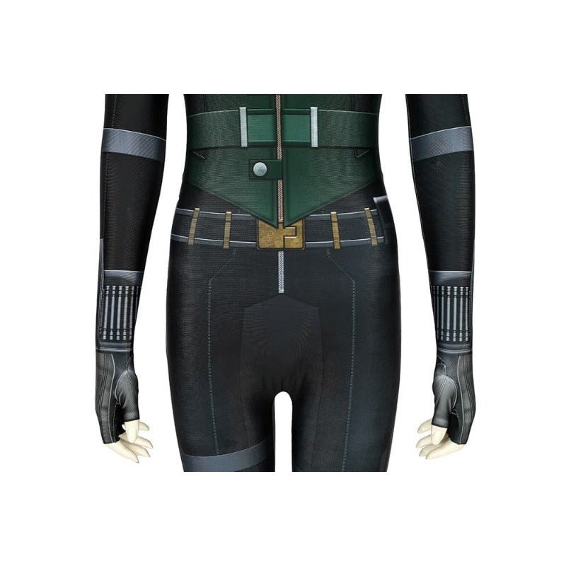 Traje de Cosplay da Viúva Negra - Macacão de Spandex Estampado - Estrela Cosplay
