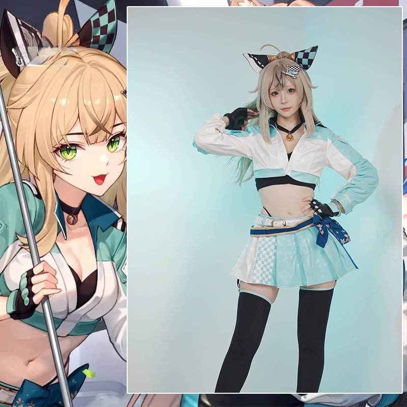 Traje de Cosplay Original Genshin Impact Kirara Rainha de Corrida - Halloween Feminino - Estrela Cosplay