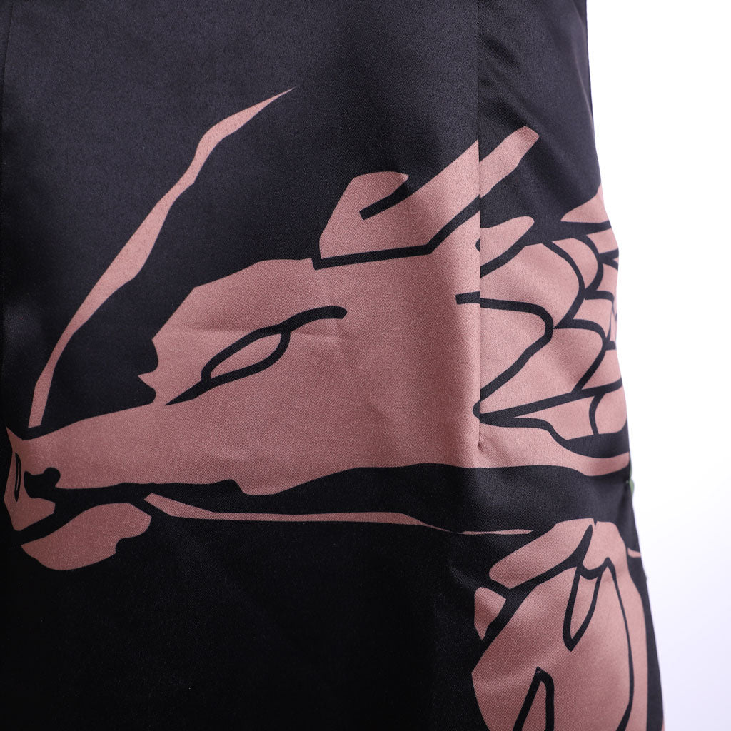 Vestido Cheongsam Preto de Tao Jun de Shaman King para Cosplay - Estrela Cosplay