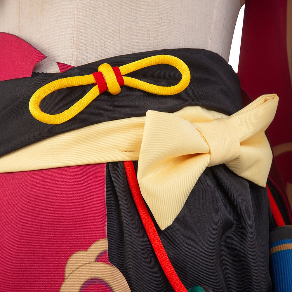 Fantasia Yanfei Genshin Impact - Traje Premium Inspirado no Jogo para Fãs de Anime - Estrela Cosplay