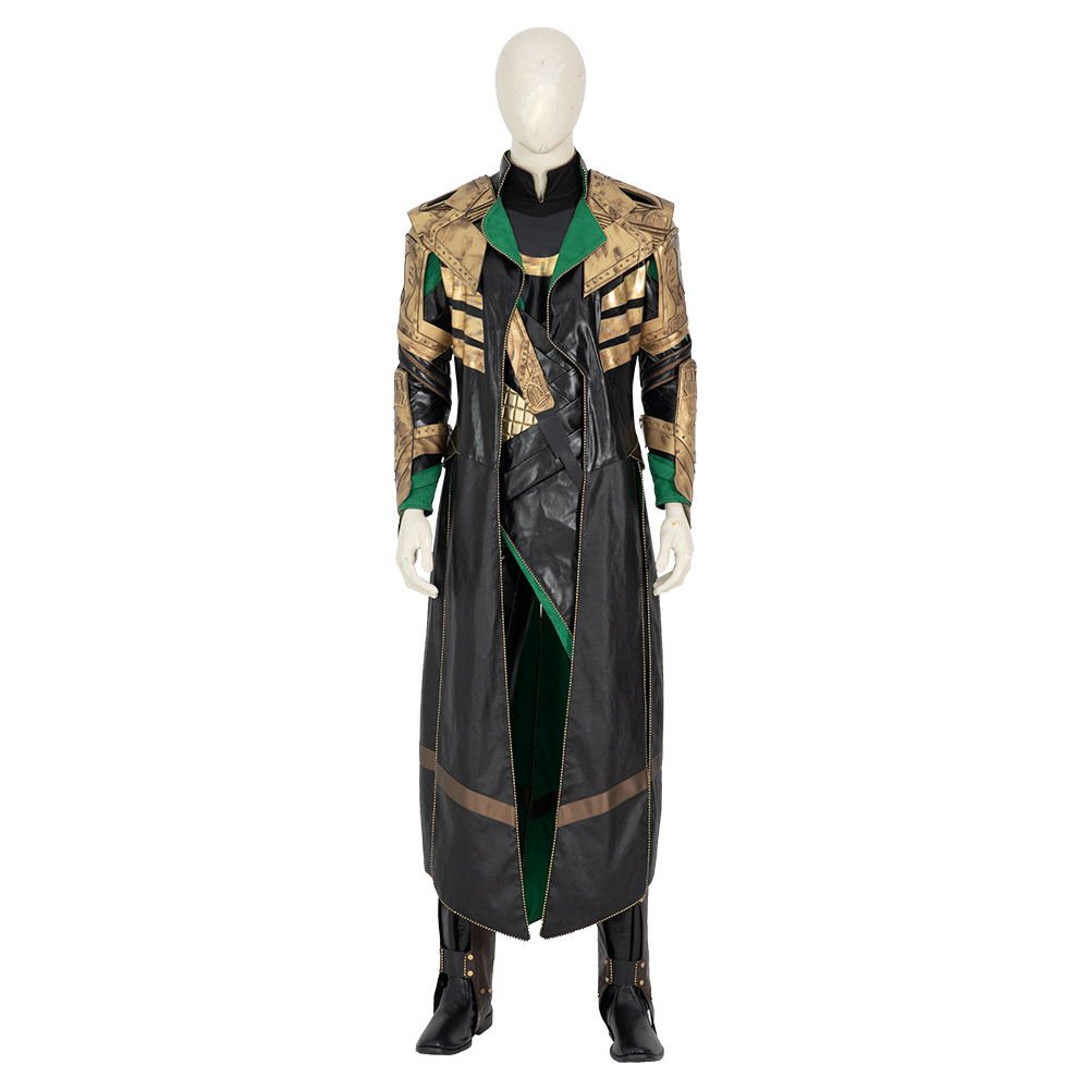 Fantasia de Loki de Alta Qualidade, Traje de Batalha para Halloween, Macacão Danificado, Armadura, Capacete - Estrela Cosplay