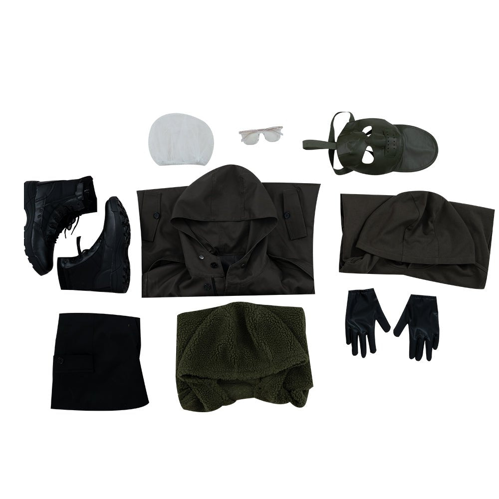 Casaco Verde Militar do Charada Fantasia Cosplay | Casaco com Ponto de Interrogação para Halloween - Estrela Cosplay