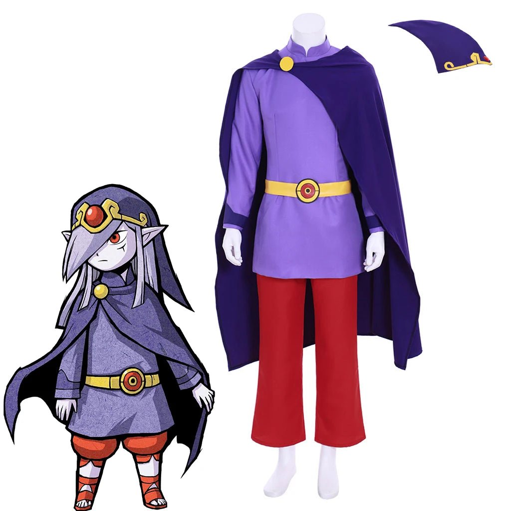Fantasia Vaati Cosplay - Uniforme de Batalha com Capa para Halloween, Carnaval e Comic Con - Estrela Cosplay