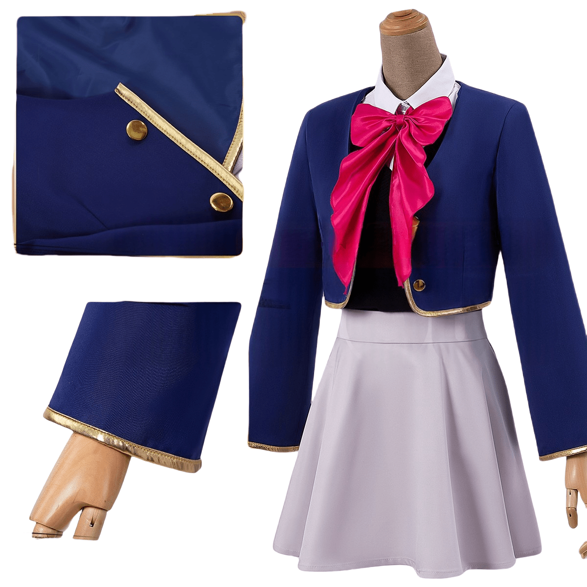 Fantasia de Cosplay Ruby Hoshino - Traje de Anime Oshi no Ko - Estrela Cosplay