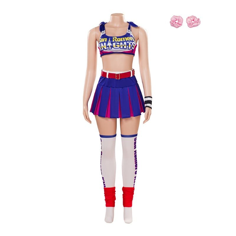 Fantasia Juliet Starling Cosplay - Conjunto Top e Saia de Lollipop Chainsaw para Mulheres e Meninas - Estrela Cosplay