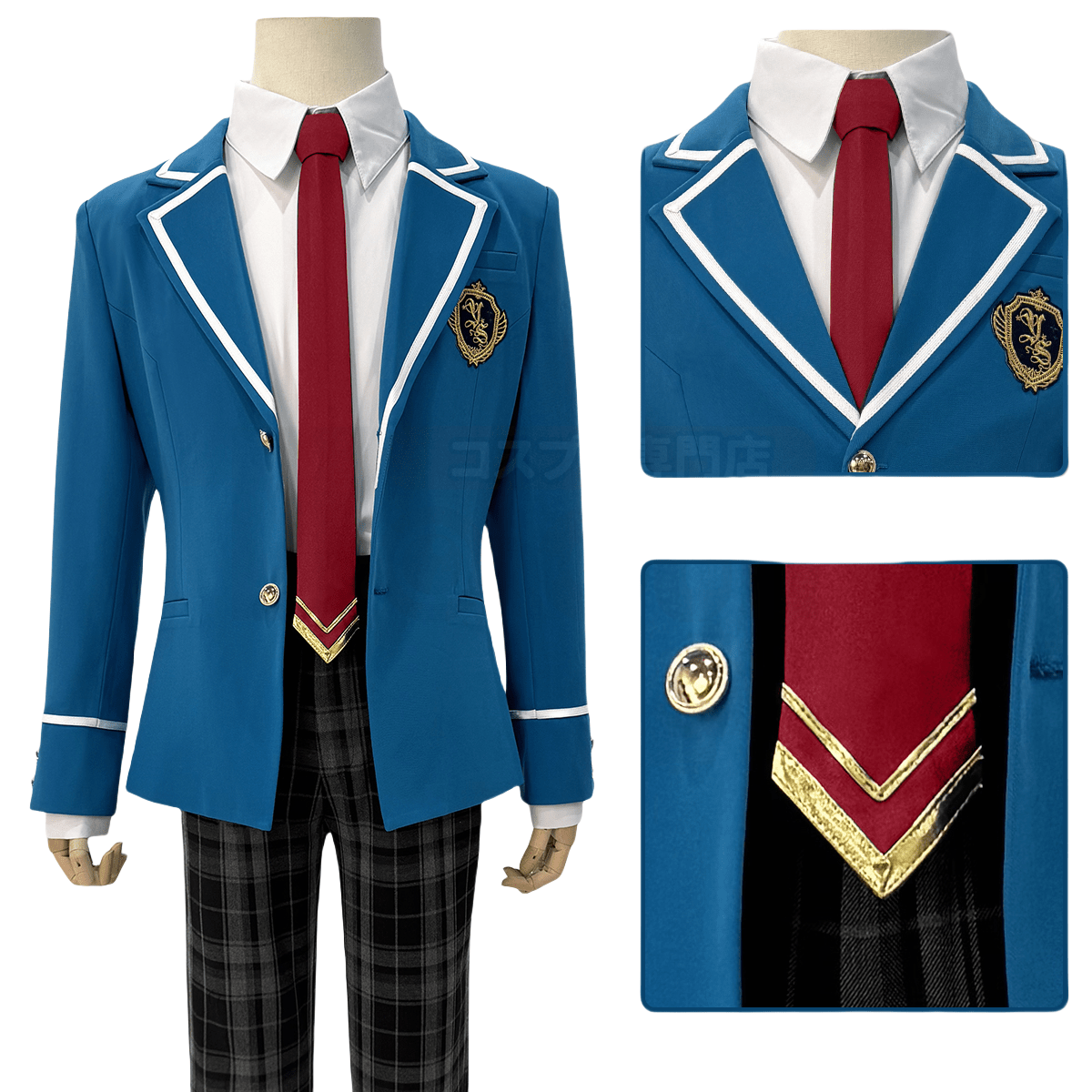 Fantasia de Cosplay Hokuto Hidaka & Tetsuro Kumo - Traje Anime Ensemble Stars - Estrela Cosplay