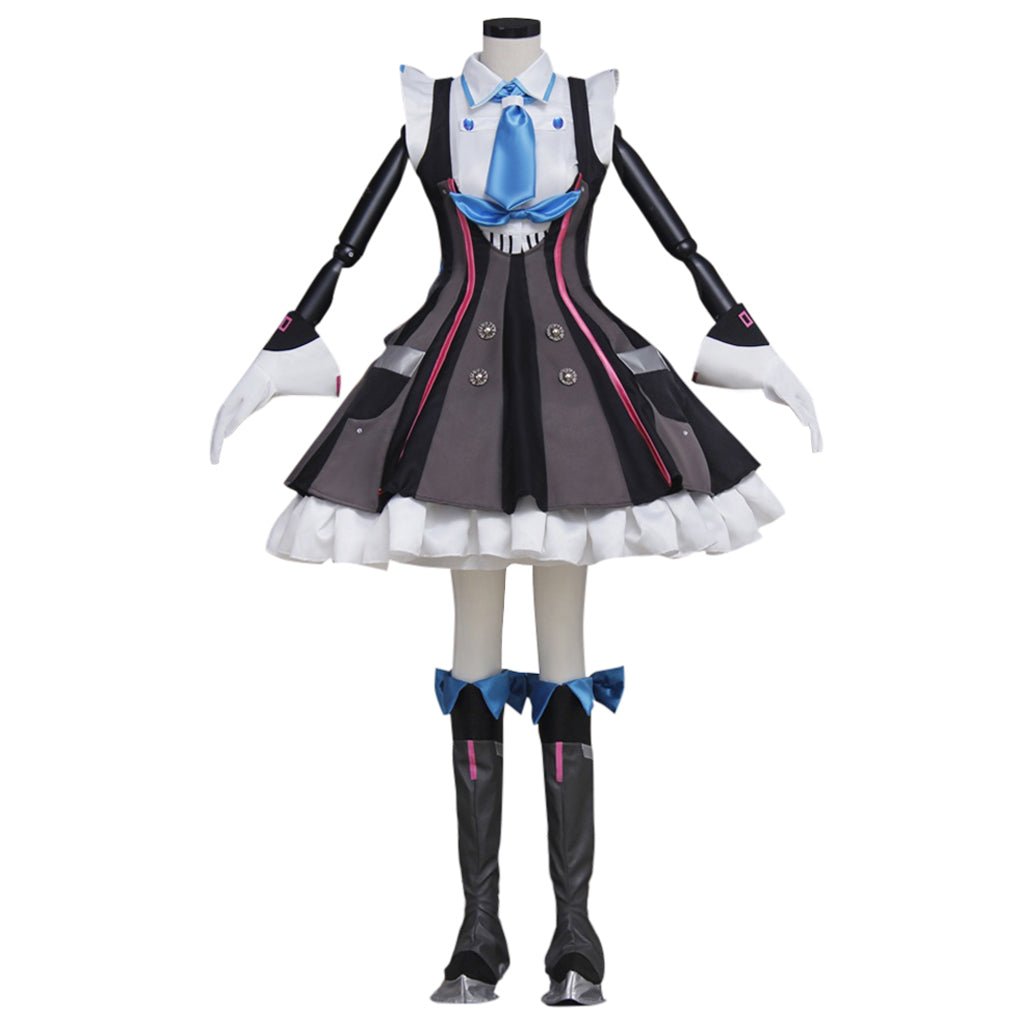Fantasia de Cosplay Hatsune Miku Magic Future 2016 com Sapatos e Fones de Ouvido - Estrela Cosplay