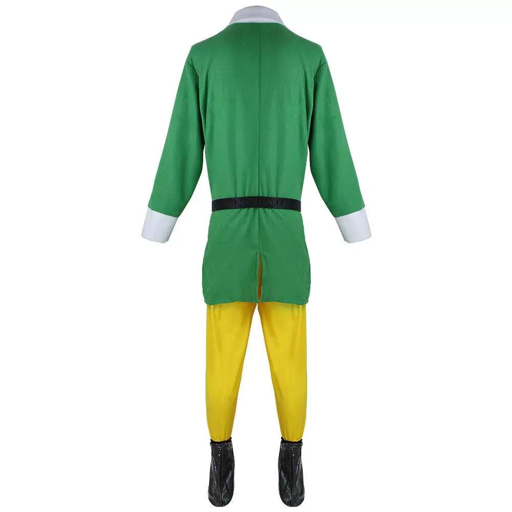 Nova Fantasia de Natal Cosplay | Traje de Elfo do Papai Noel | Fantasia de Elfo Verde Festivo para Homens - Estrela Cosplay