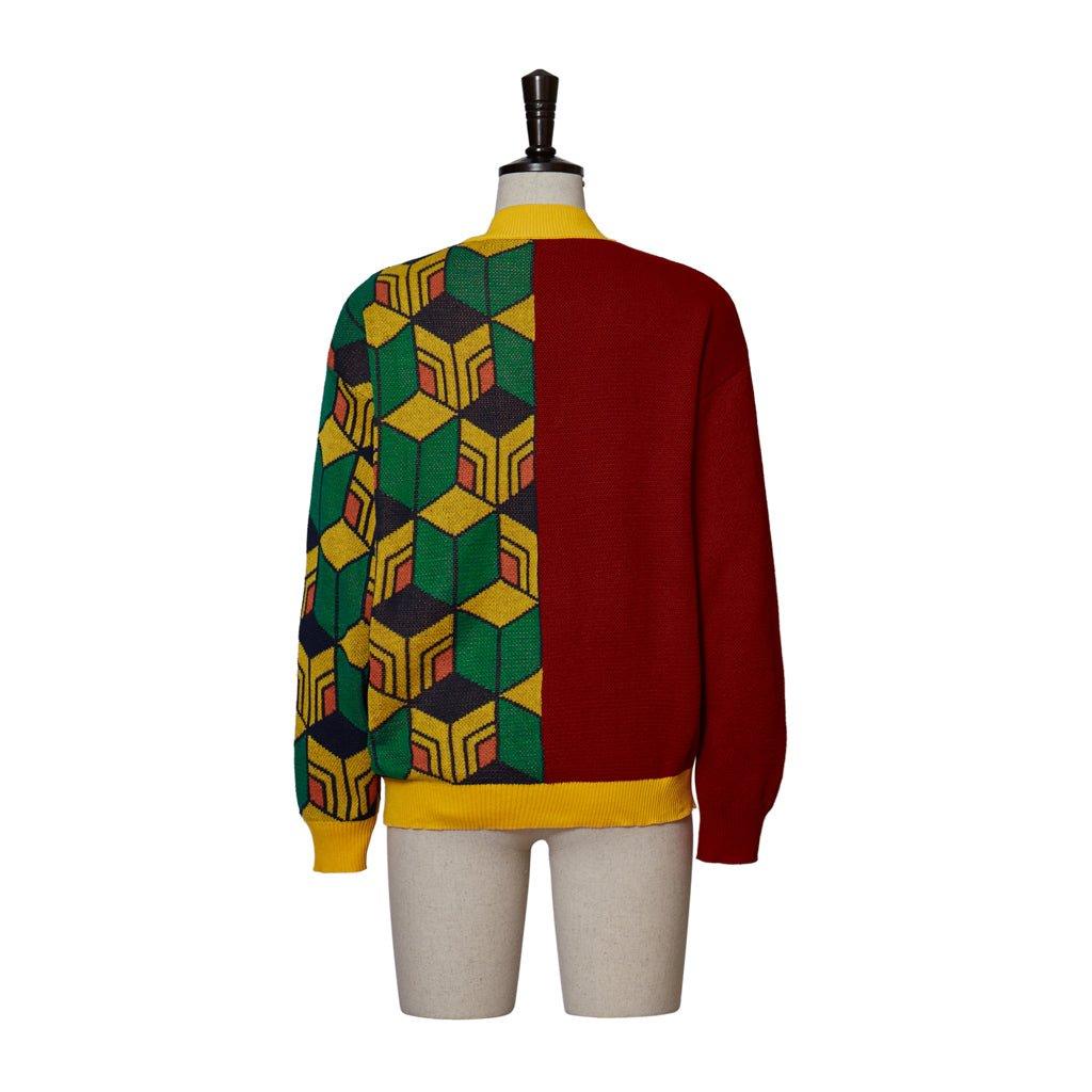 Casaco de Malha Tomioka Giyuu Cosplay | Cardigã de Giyuu para Adultos Demon Slayer - Estrela Cosplay