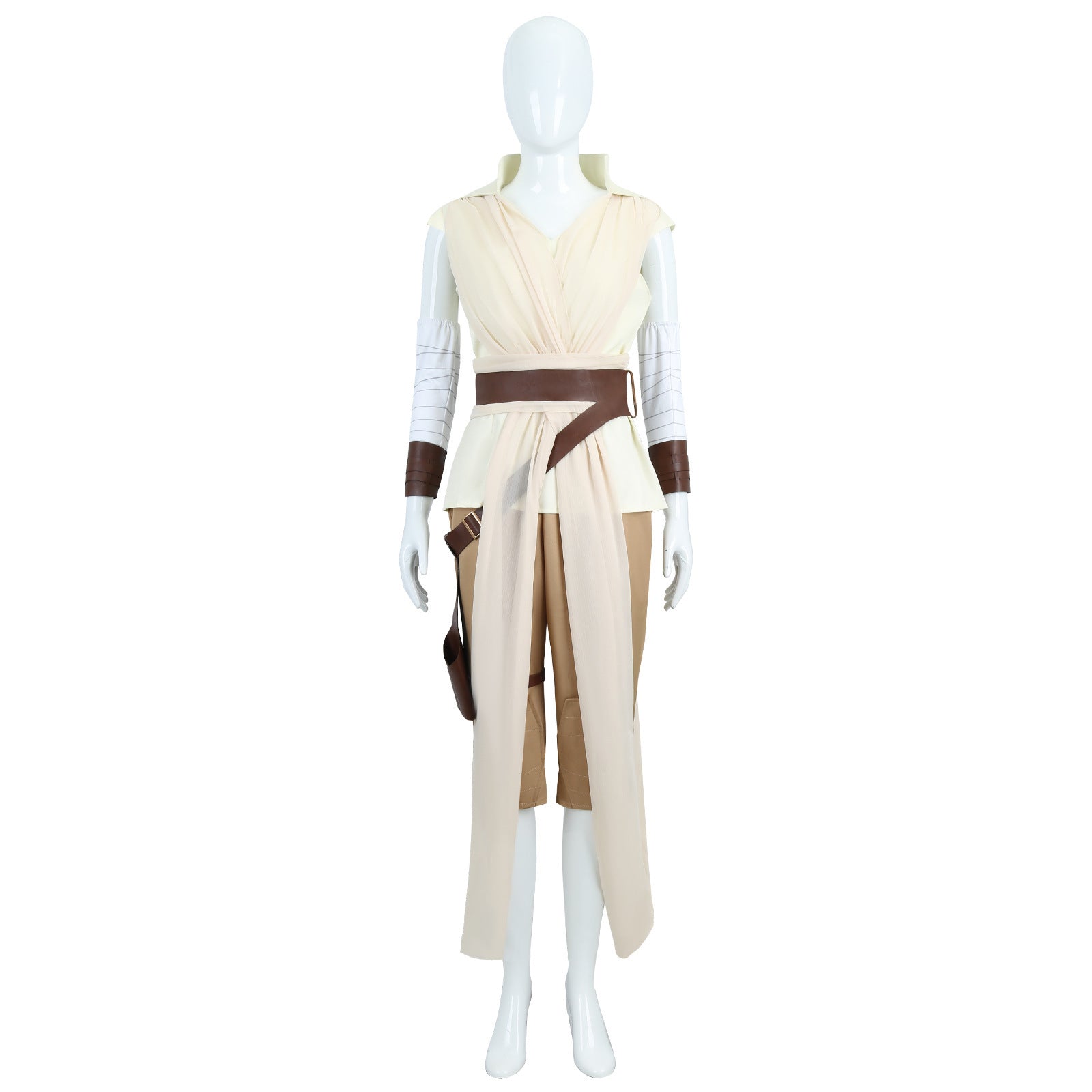 Traje de Cavaleiro Jedi Rey de Star Wars – Fantasia Premium para Cosplay e Halloween - Estrela Cosplay