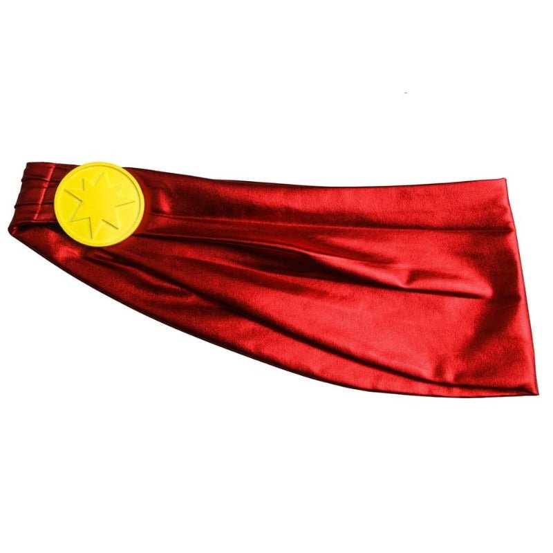 Fantasia Infantil Capitã Marvel Cosplay - Macacão Avengers para Halloween - Estrela Cosplay