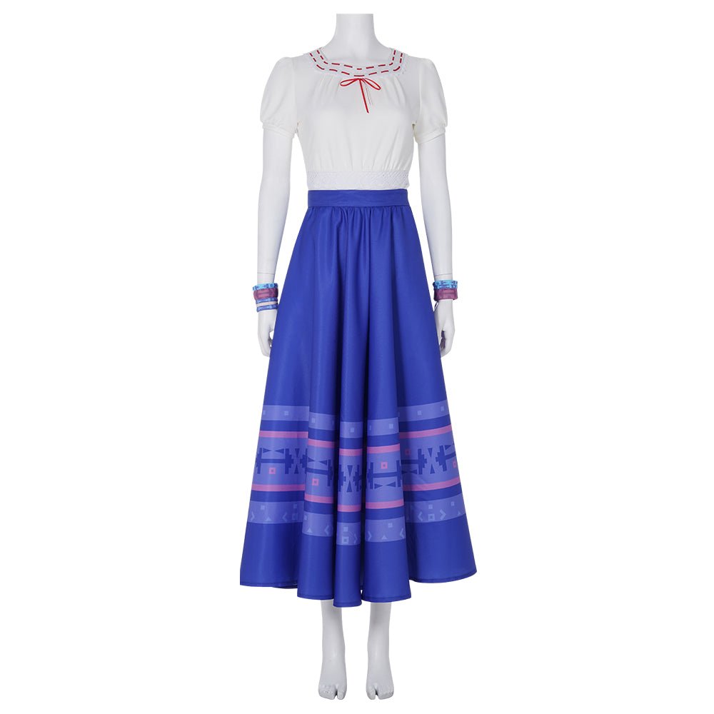 Fantasia de Cosplay Luisa Madrigal Encanto - Traje de Halloween para Mulheres - Estrela Cosplay