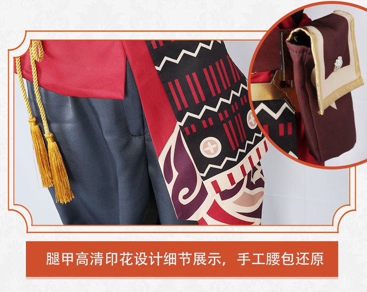 Fantasia Thoma Genshin Impact – Conjunto Completo Traje 5 Estrelas Inazuma para Homens - Estrela Cosplay