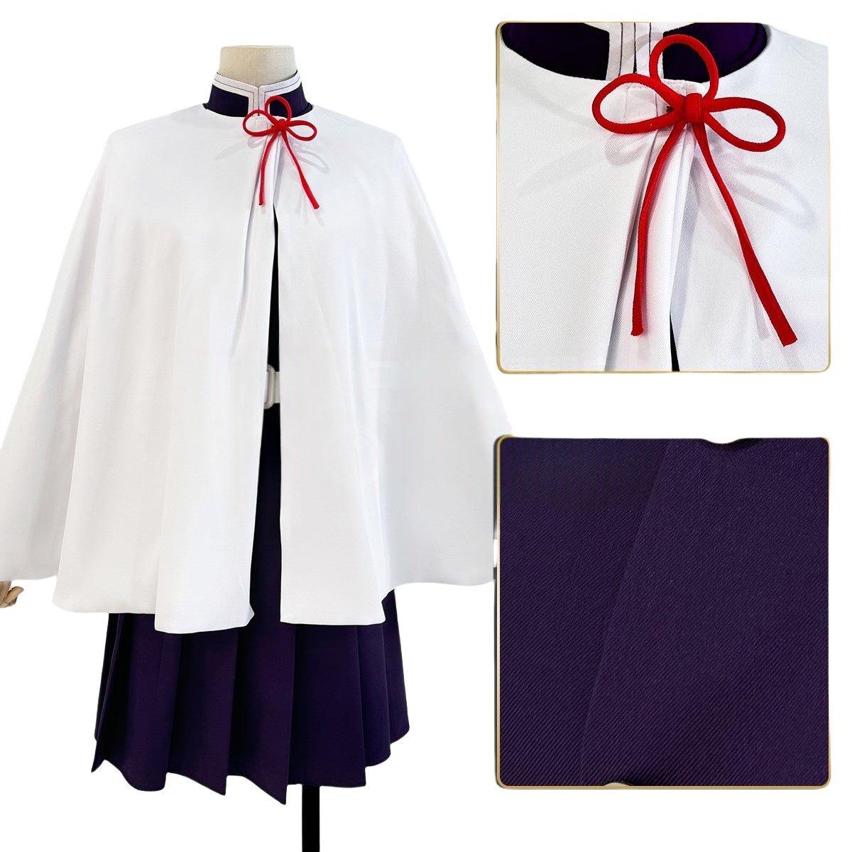 Fantasia de Cosplay Kanao Tsuyuri de Demon Slayer: Kimetsu no Yaiba - Estrela Cosplay