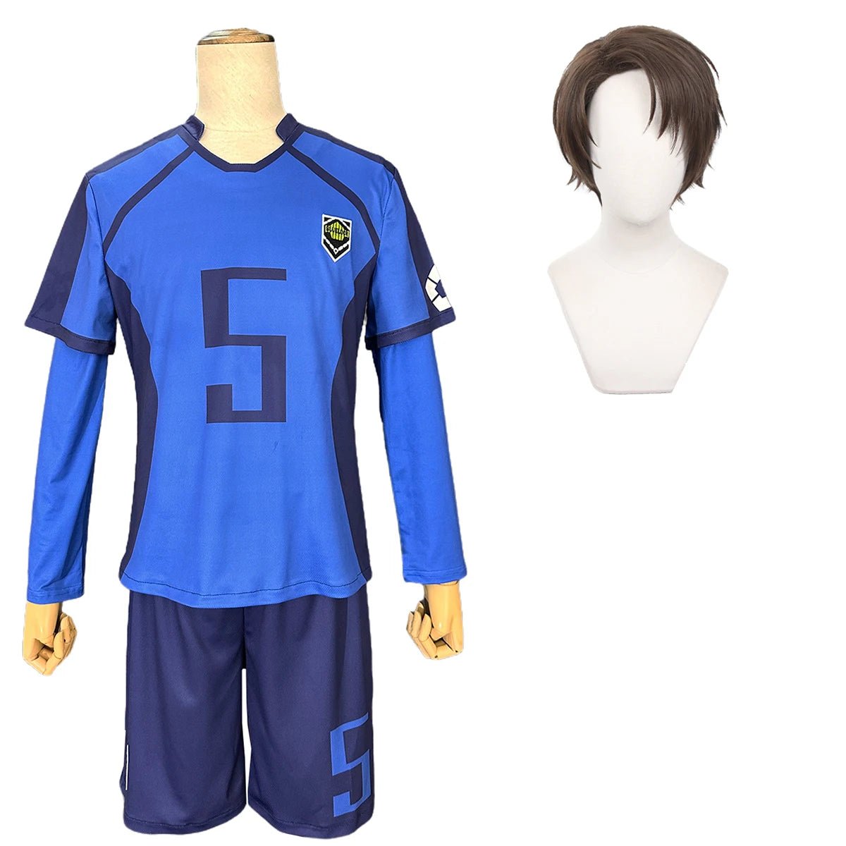 Peruca Cosplay Anime Blue Lock - Isagi, Bachira, Chigiri, Nagi, Rin, Sae, Itoshi, Kaiser, Reo, Hiori, Barou, Shidou, Niko, Yukimiya - Estrela Cosplay