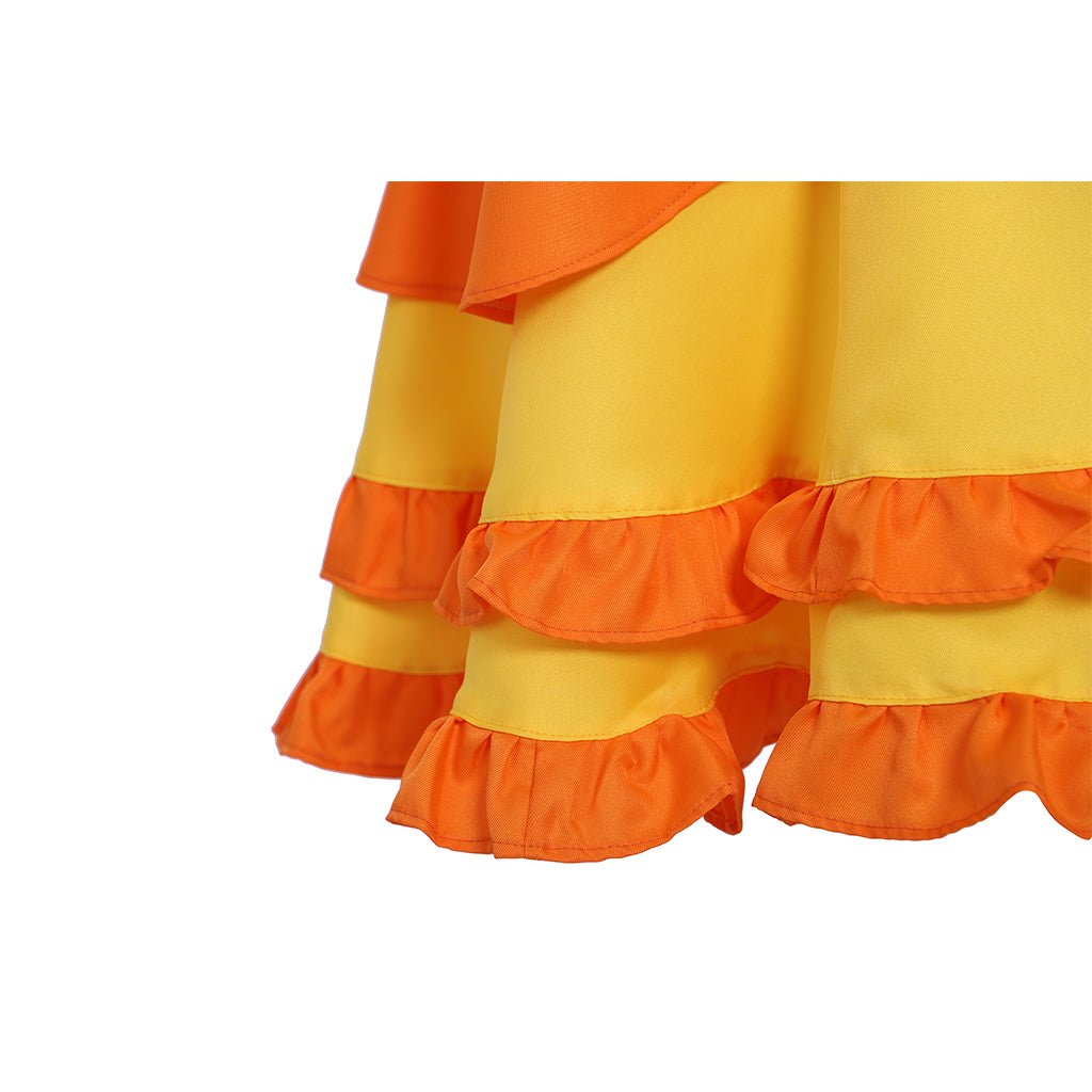 Fantasia de Princesa Daisy para Meninas - Vestido Lolita Fofo para Festas e Cosplay - Estrela Cosplay