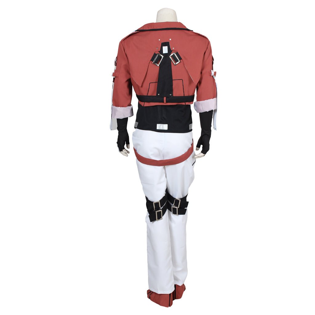 Fantasia Cosplay Guilty Gear Xrd Sol Badguy – Traje Premium Réplica de Anime - Estrela Cosplay
