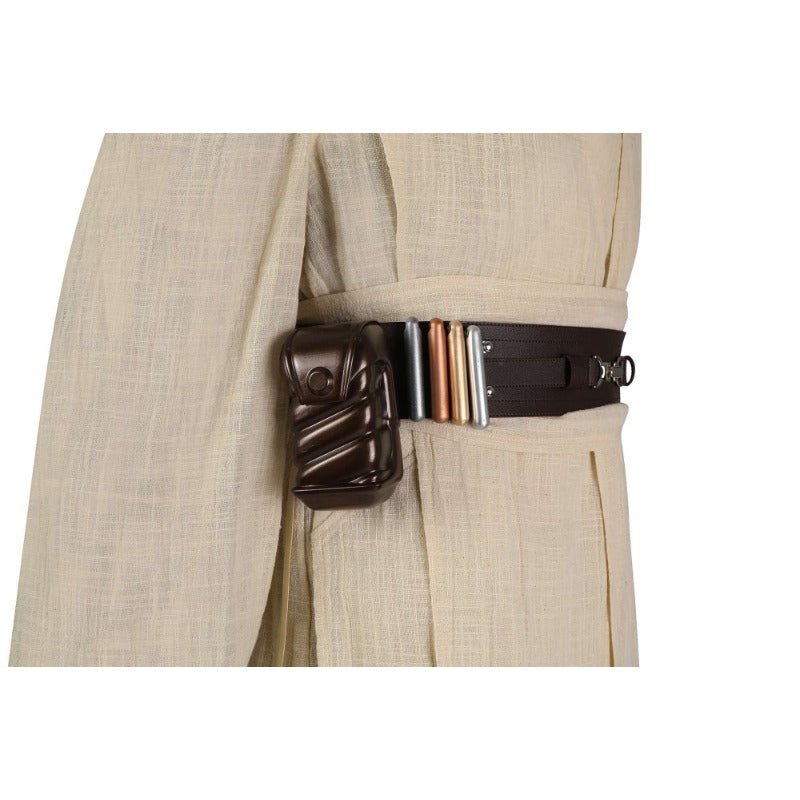Traje de Cosplay de Obi-Wan Kenobi - Roupa de Jedi Conjunto Completo para Halloween e Festas - Estrela Cosplay
