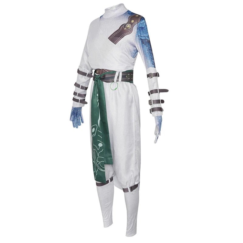 Fantasia Cosplay Nobre de Branco Black Myth Wukong | Roupa Branca Traje Halloween para Homens | Design Elegante para Fãs - Estrela Cosplay