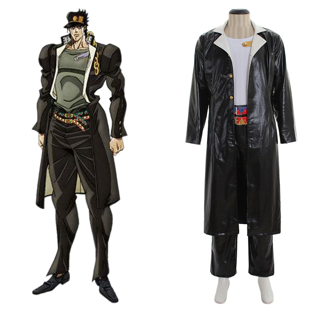 Fantasia de Cosplay Jotaro Kujo de JoJo's Bizarre Adventure para Fãs de Anime - Estrela Cosplay