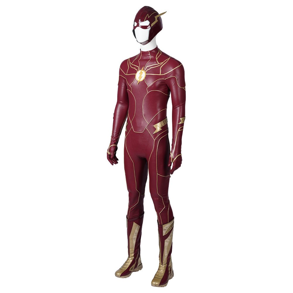 Fantasia de The Flash 2023 Halloween Cosplay Barry Allen Conjunto de Macaquinho - Estrela Cosplay