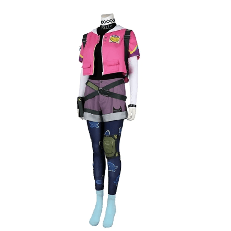 Fantasia de Cosplay Completa de Clove do Valorant para Mulheres | Traje para Halloween e Carnaval - Estrela Cosplay