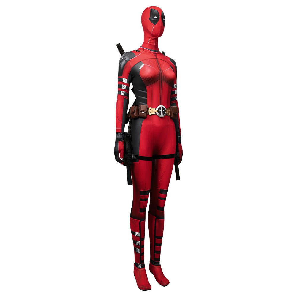 Blusa de Capuz de Cosplay Deadpool 3 – Versão Mulher, Inspirada em Deadpool e Wolverine - Estrela Cosplay