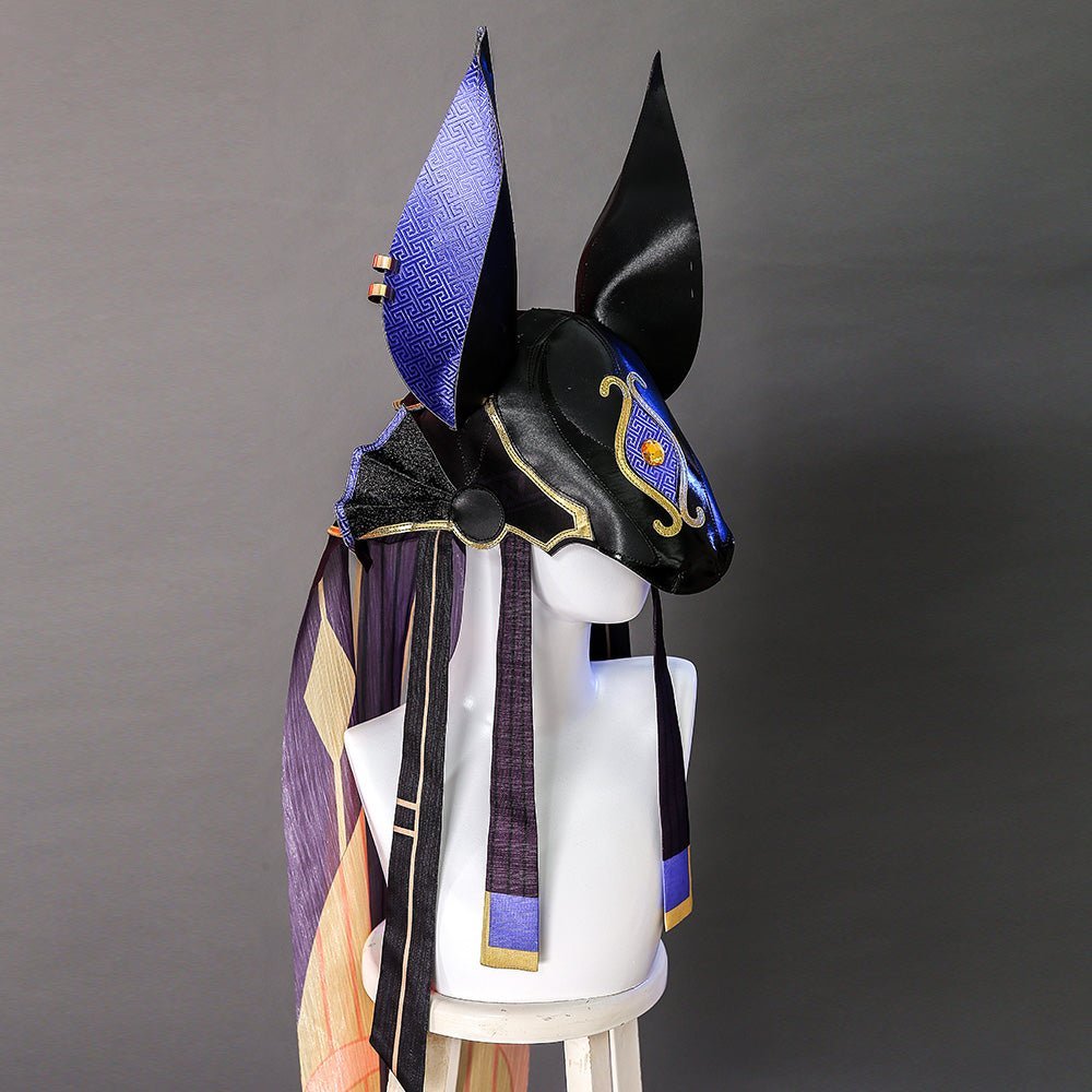 Fantasia Cosplay Cyno de Genshin Impact – Ideal para Entusiastas de Role-Playing - Estrela Cosplay