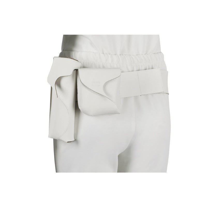 Traje de Cosplay Rainha Amidala Padmé - Roupa de Batalha Branca com Capa para Mulheres - Estrela Cosplay