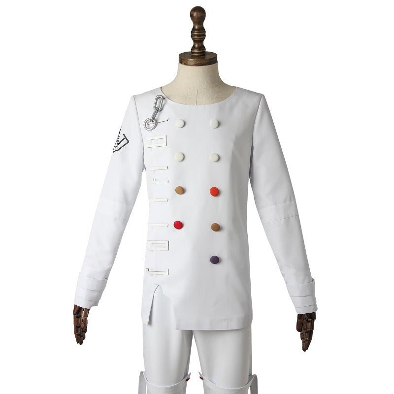 Fantasia de Kokichi Oma Cosplay - Traje Ouma Danganronpa V3 com Capa e Chapéu para Halloween e Festas - Estrela Cosplay