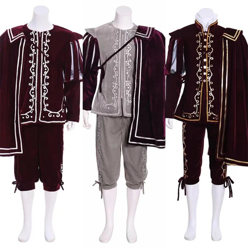 Traje Medieval Rei Tudor & Cavaleiro Renascentista para Homens – Fantasia de Cosplay para Halloween | Estrela do Cosplay - Estrela Cosplay