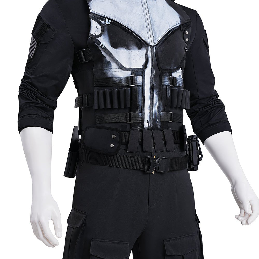 Traje de Cosplay do Punisher - Daredevil: Nascido de Novo para Fãs da Série de TV - Estrela Cosplay