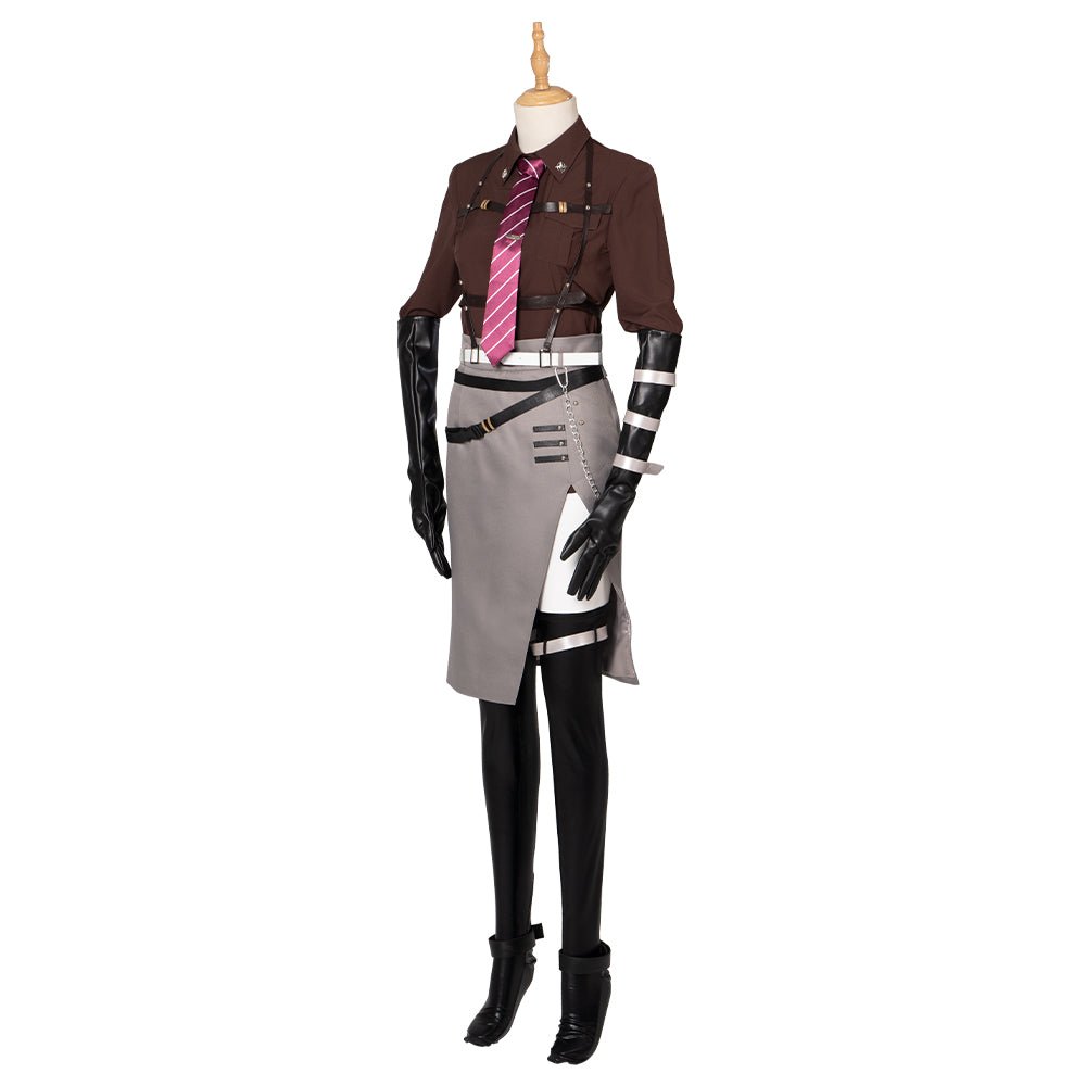 Traje de Cosplay Langley Path to Nowhere - Autêntico Personagem RPG Tático para Fãs - Estrela Cosplay