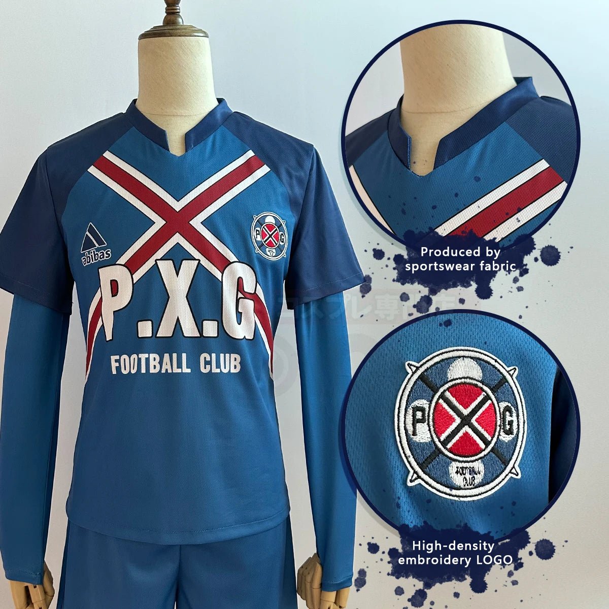 Blue Lock Anime Cosplay Rin Itoshi Shidou Ryusei Charles Karasu P.X.G Camisa Peruca Conjunto Futebol Uniforme - Estrela Cosplay